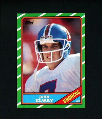John Elway 1986 Topps (HOF) Denver Broncos #112 NM-MT+ - Image 1 of 2