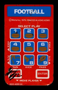 Fútbol (Mattel Intellivision) *SOLO SUPERPOSICIÓN DE CONTROLADOR* - Imagen 1 de 2