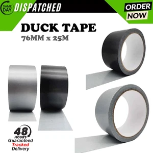 Duck Tape 76mm x 25m Waterproof Tape Butyl Anti Leak Roof Pipe Repair Tape - Picture 1 of 3