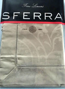 Sferra Madelyn Grey Boudoir Sham SET/2 Egyptian Cotton Sateen Scroll Italy New - Picture 1 of 3