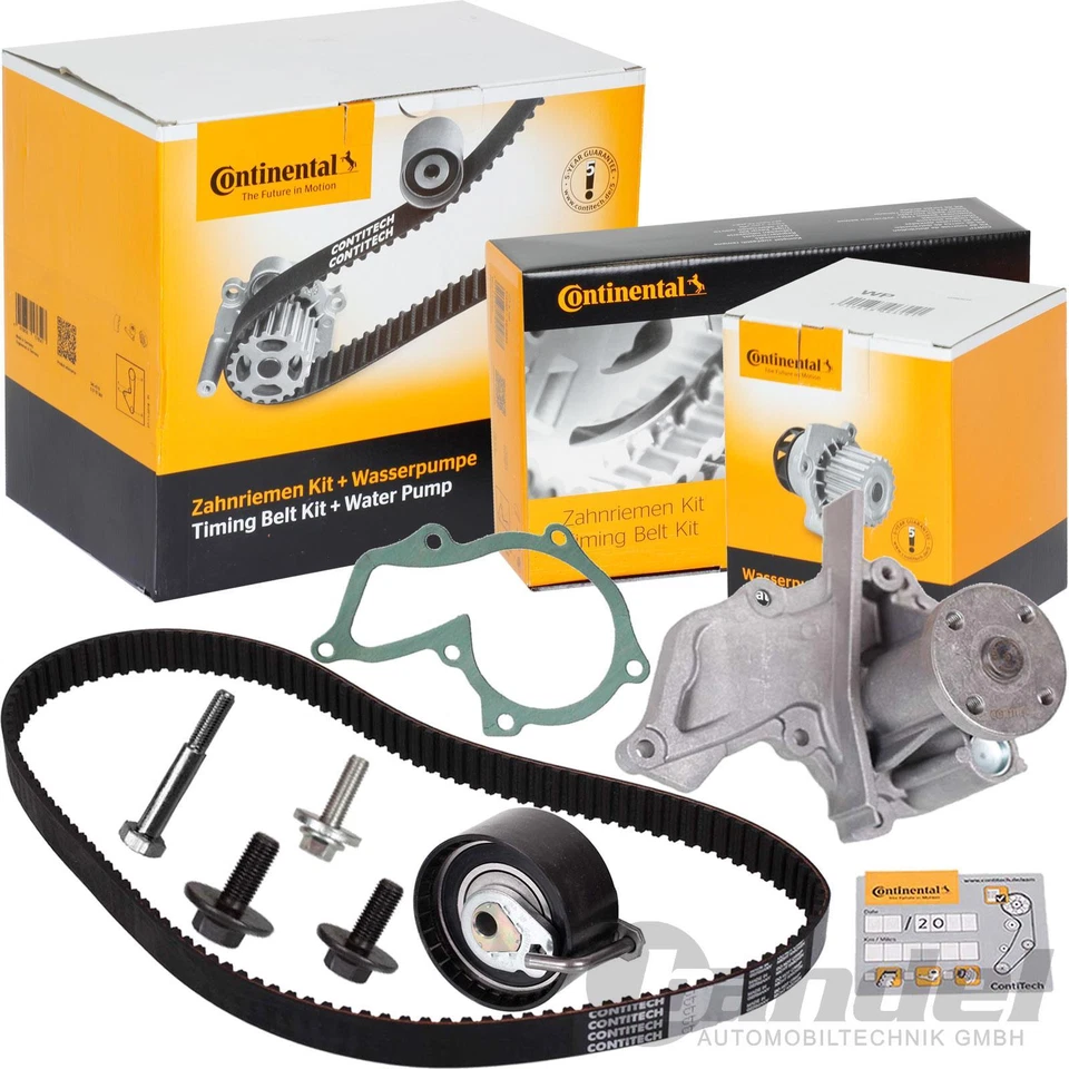 CONTI ZAHNRIEMEN-SATZ + WAPU passend für FORD B+C-MAX FIESTA FOCUS FUSION MONDEO - Bild 1 von 1