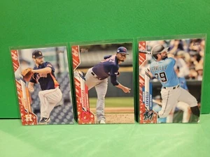 2020 Topps Independence Day Austin pruitt, Jefry rodriguez, Francisco cervelli - Picture 1 of 7