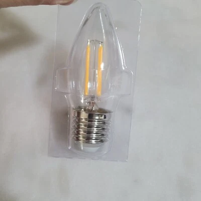 (6)  E26 40w LED  Candelabra Bulb - Image 1 of 4