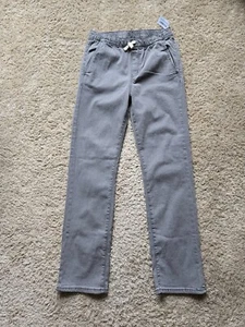 Old Navy pull on jeans gray straight drawstring kids XL(14-16) - Picture 1 of 11