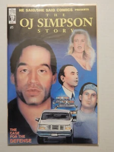 1994 cómic vintage He Said/She Said #5 O.J. Simpson Nicole Brown - Imagen 1 de 3