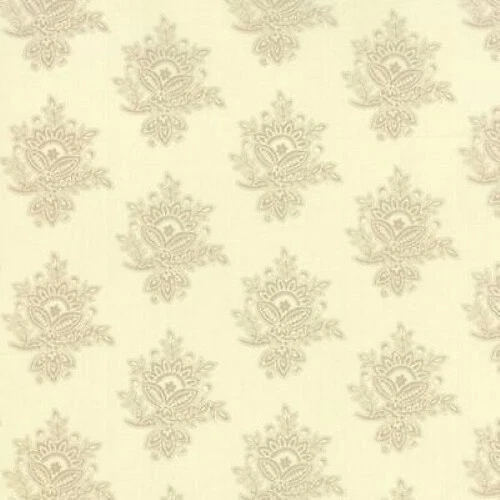 Somerset Mosaic Damask cream material Fig Tree Joanna Figueroa Moda Fabric 20234 - Image 1 of 1