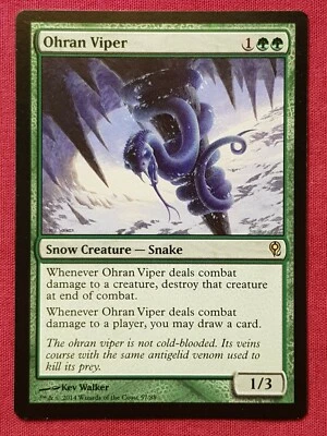 Magic The Gathering DUEL DECKS JACE VS VRASKA OHRAN VIPER green card MTG - Image 1 of 2