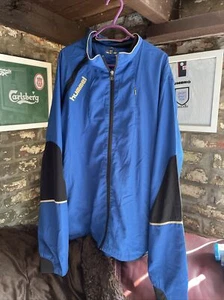 Hummel Windbreaker Tracksuit Track Jacket Blue Large L - Picture 1 of 5