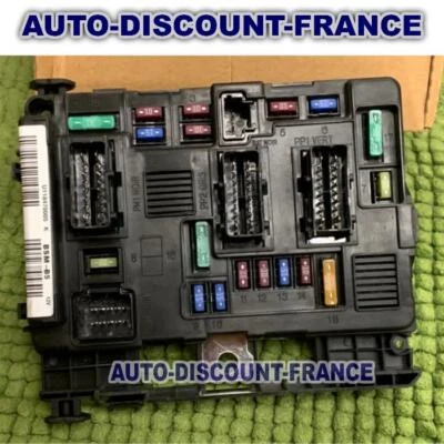 BSM B5 BOITIER FUSIBLE SERVITUDE POUR CITROEN XSARA PICASSO BERLINGO 9650618280 - Image 1 of 4