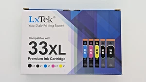 LxTek 33XL Tintenpatronen Multipack – kompatibel mit Epson – NEU & OVP - Afbeelding 1 van 2