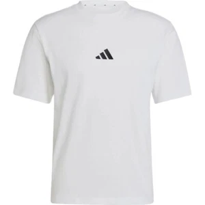 Adidas Herren Freizeit Sommer T-Shirt SL Shirt Essentials Small Logo White Weiß - Bild 1 von 1