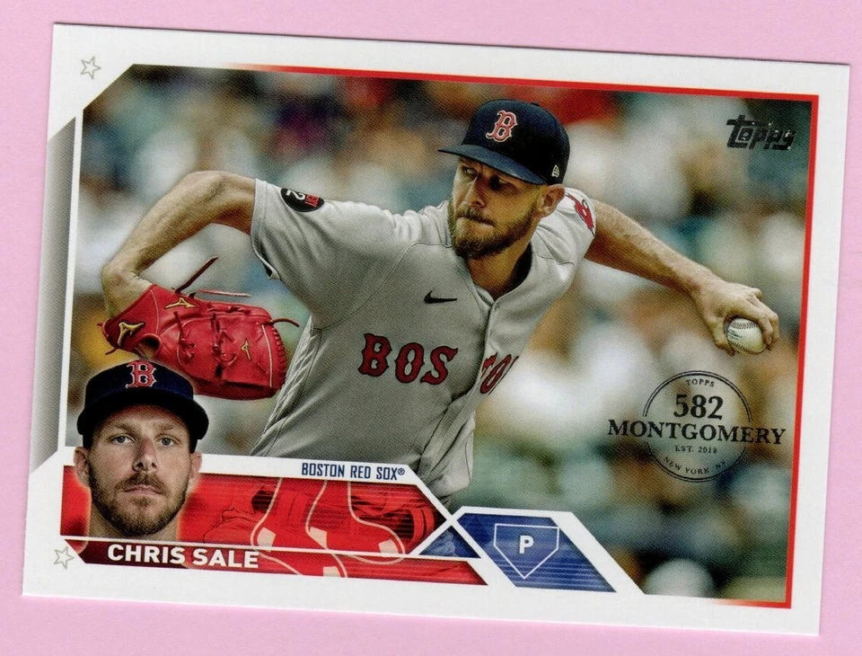 2023 Topps 582 Montgomery Club #333 Chris Sale Boston Red Sox - Image 1 of 1
