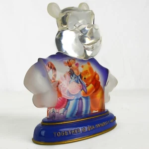 BRADFORD EXCHANGE Winnie the Pooh Table Acrylic Cast Display Together Favorite   - Picture 1 of 8