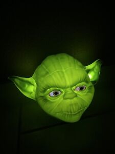 Star Wars Yoda Lamp Face 3D Deco LED Wall Light 3D Light FX Night Light Tested