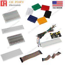 400 760 830 170 TiePoints Solderless PCB BreadBoard Jump Cable Wires For Arduino