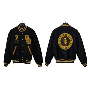 Chaqueta Universitaria Justice League 2017 Film Crew Gotham City University Talla S Rara - Imagen 1 de 12