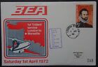 BEA 1st Trident Service London - Marseille flight cover April 1972