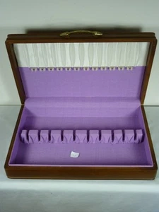CUBIERTOS PECHO RETRO NOGAL OSCURO 12 LUGARES JUEGO JASCO C73 - Imagen 1 de 7