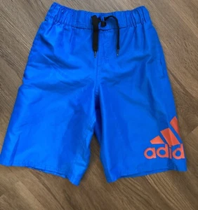 Boys Adidas Solid Trunks/Boardies (Swim Shorts) Size S Small Blue - Picture 1 of 4