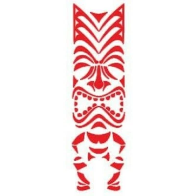TIKI TOTEM Vinyl Decal -Sticker for Car Truck motorcycle Bumper Wall Window  - Image 1 of 2