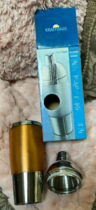 Agitador de cóctel Kraftware™ 22 onzas DORADO EZ GRIP S/S 18/10 NUEVO EN CAJA - Imagen 1 de 3