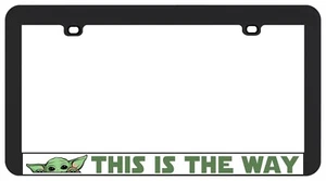 BABY YODA FACE THIS IS THE WAY MANDALORIAN SURTIDO MARCO COLOR - Imagen 1 de 7