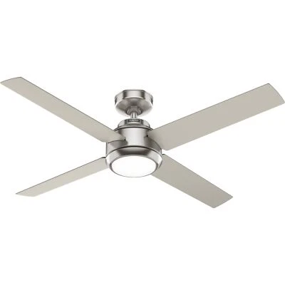 Energy-Saving Ceiling Fan LED Light and Remote Control Greta Dc Nickel - Image 1 of 4