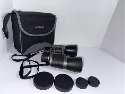 VANGUARD KR-1050W 10 X 50mm BINOCULARS FIELD 366ft @1000yds With Case Free Ship - Image 1 of 4