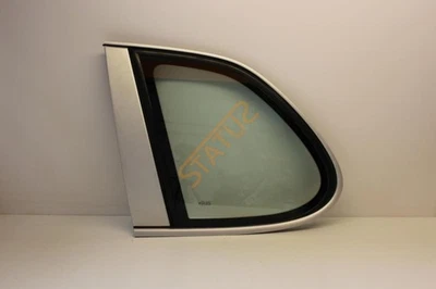 Porsche Cayenne 955 957 NS Left Rear Quarter Light Window Green Tint 95554311107 - Image 1 of 4