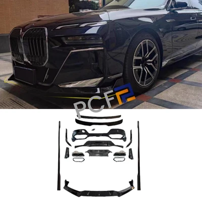 Retrofit M760 Black Knight Sport Surround Kit Fits 2023-2025 BMW 7 Series G70 i7 — 第 1/4 张图片