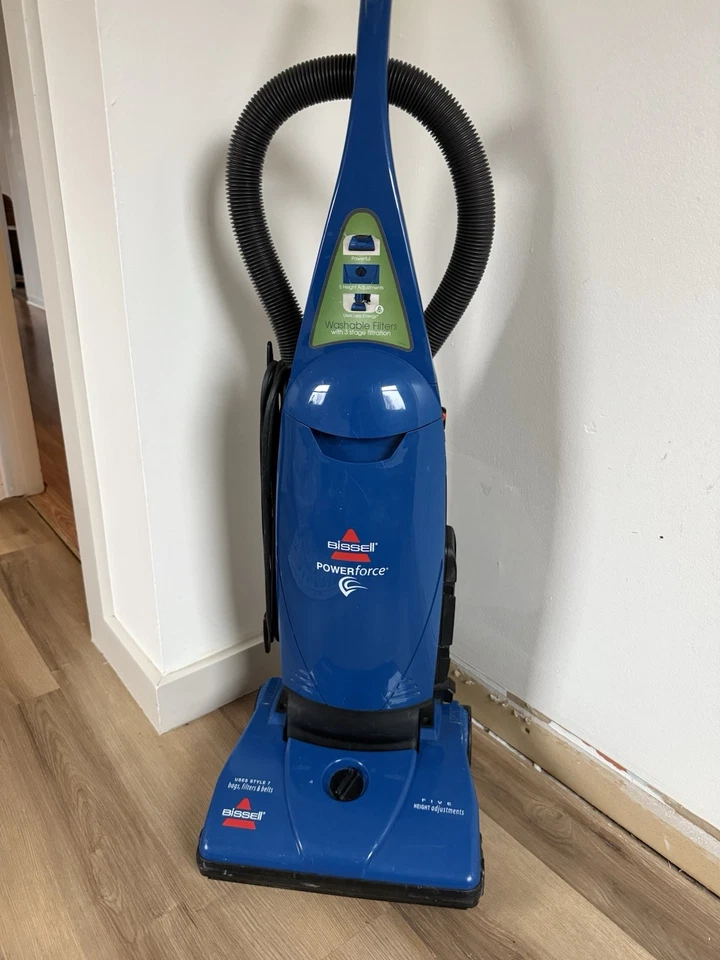 🍊2010 Bissell Powerforce Bagged Blue/Black Vacuum Cleaner | Model 71Y7 WORKS! - Image 1 of 4