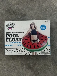2017 BigMouth Inc. Giant Watermelon Pool Float 4 Feet Wide Adult Size Summer Fun - Picture 1 of 3