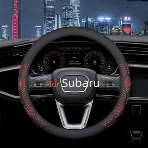 Leder Lenkrad Bezug für Subaru Forester Crosstrek Impreza Legacy Out... - Bild 1 von 7