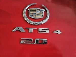 13 14 15 16 17 18 19 CADILLAC ATS4 2.0  Rear Trunk Emblem Logo Badge Nameplate  - Picture 1 of 4