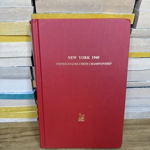 New York 1940 United States Chess Tournament Caissa Editions Vintage Hardcover - Picture 1 of 11