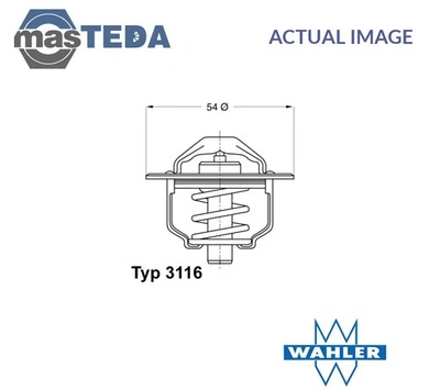 311682D ENGINE COOLANT THERMOSTAT WAHLER FOR RENAULT SAFRANE I 2.5 DT B548 2.5L - Image 1 of 4