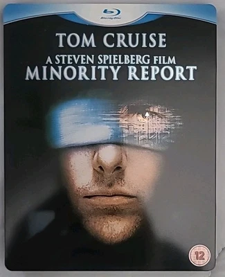 Minority Report (Blu-ray, 2010) Limited Edition SteelBook UK Region Free  - Image 1 of 2