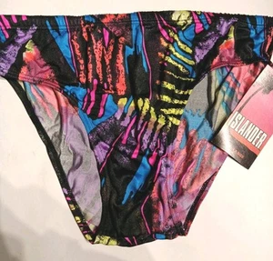 Vintage Islander Men's Satin Swim Briefs Size Large (New With Tags) - Picture 1 of 9