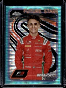 2024 Topps Chrome F1 Dino Beganovic Aqua Sonar Refractor F3 Future Stars #/150 - Imagen 1 de 2