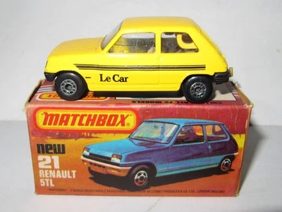 MATCHBOX SUPERFAST No.21 RENAULT 5 TL 'Le Car' MIB - Image 1 of 4