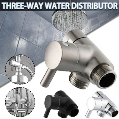 Switch between Handheld and Fixed Shower with 3 Way G12 Diverter Valve - Image 1 of 4