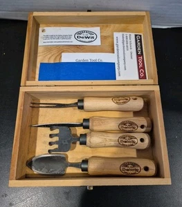 VTG DeWit Bonzai Tree Tool Set 8.25"  Lightweight Boron Steel Natural Garden - Picture 1 of 10