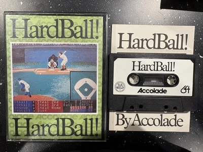 Hardball - Accolade - Commodore 64 C64 - Tested - Image 1 of 4