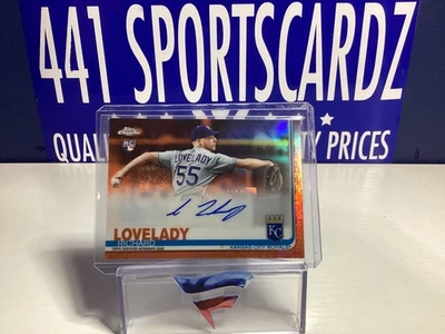 2019 TOPPS CHROME RICHARD LOVELADY  ROOKIE REFRACTOR AUTOGRAPH   (N59) - Image 1 of 2