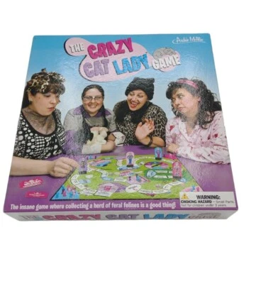 The Crazy Cat Lady Board Game Archie McPhee Accoutrements  Complete  - Image 1 of 3