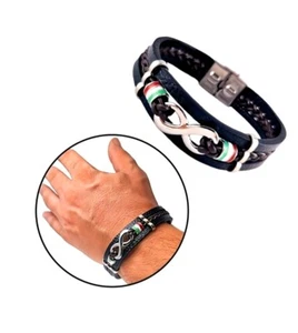 Armband Italien Flagge Italienische Fahne Armschmuck Unendlichkeit Motiv - Bild 1 von 6
