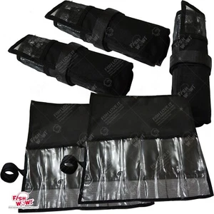5pcs Fishing 6-Pocket Roll-up Trolling TACKLE Storage Jig Lure Bag Fish WOW! NEW - Picture 1 of 8