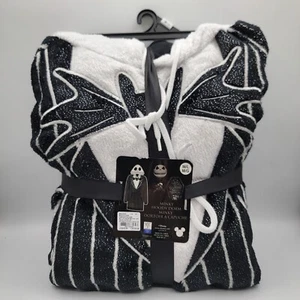 The Nightmare Before Christmas Jack Skellington Minky Hoody Dorm Sleepwear M/L - Picture 1 of 15