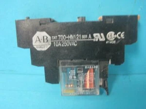 Allen-Bradley 700-HN 121 10A 250 VAC Series A with Relay 700 HK36z24 24 VDC - Picture 1 of 9
