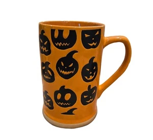 Halloween Orange Pumpkins Mug Large 18oz Spooky Pumpkins Coffee Cup NEW - Picture 1 of 2